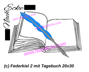 Federkiel 2 mit Tagebuch