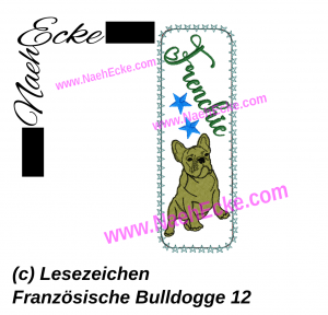 Lesezeichen Französische Bulldogge 12