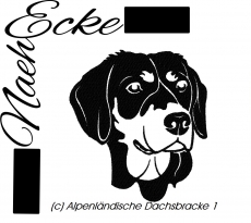 Stickdatei Alpenländische Dachsbracke 1 10x10