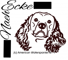 Stickdatei American Waterspaniel 1 10x10