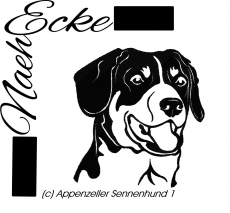 Stickdatei Appenzeller Sennenhund Nr. 1 10x10