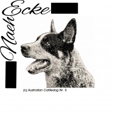 Stickdatei Australian Cattledog 5 10x10 PHOTOstitch