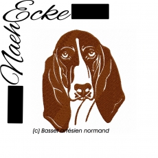 Stickdatei Basset artesien normand 13x18