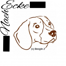 Stickdatei Beagle 2 20x30