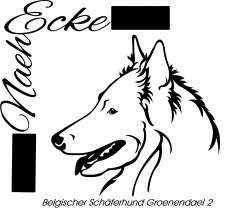 PLOTTERDatei Belgischer Schäferhund Groenendael 2 SVG / EPS