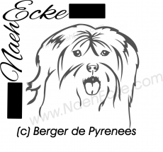 PLOTTERDatei Berger de Pyrenees 1 SVG / EPS