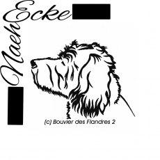 Stickdatei Bouvier des Flandres Nr. 2 10x10