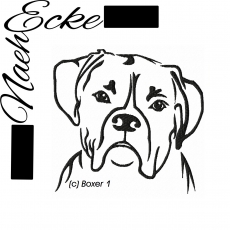 Stickdatei Boxer Nr. 1 10x10