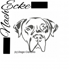 Stickdatei Dogo Canario 13x18 <br />