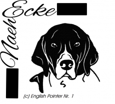 Stickdatei English Pointer 1 10x10 <br />