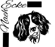 Stickdatei English Springer Spaniel 2 10x10 <br />