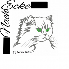 Stickdatei Perserkatze 1 13x18 <br />