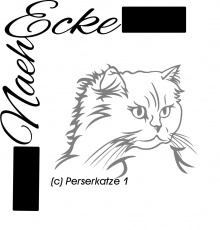 PLOTTERdatei Perserkatze 1 SVG / EPS <br />