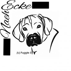 Stickdatei Puggle Nr. 5 10x10 <br />