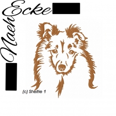 Stickdatei Sheltie Nr. 1 13x18 <br />