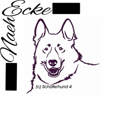 Stickdatei Schäferhund Nr. 4 10x10