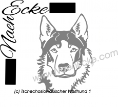 PLOTTERatei Tschechoslowakischer Wolfhund 1 SVG / EPS <br />