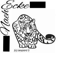 Stickdatei Leopard 3 10x10 <br />