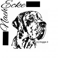 Stickdatei Deutsche Dogge 6 13x18