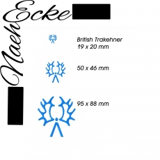 Stickdatei Brandzeichen British Trakehner 10x10