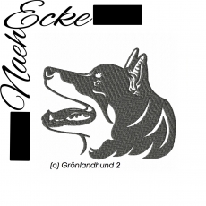 Stickdatei Grönlandhund 2 13x18