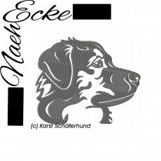 Stickdatei Istrianer Schäferhund, Krajski Ovcar, Karst Schäferhund  10x10