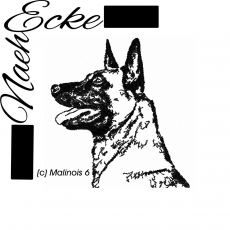 Stickdatei Malinois 6 13x18