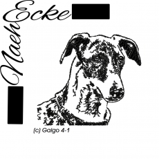 Stickdatei Galgo 4-1 13x18