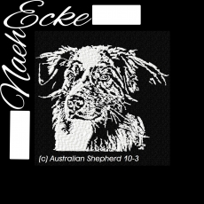 Stickdatei Australian Shepherd 10-3 13x18