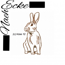 Stickdatei Hase Nr. 12 10x10