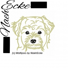 Stickdatei Maltipoo 10x10