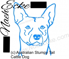 PLOTTERdatei Australian Stumpy Tail Cattle Dog SVG / EPS