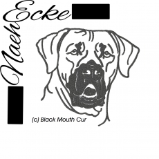 Stickdatei Black Mouth Cur 10x10