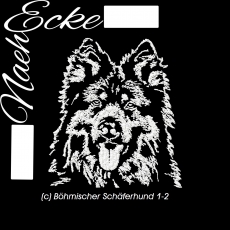 Stickdatei Böhmischer Schäferhund 1-2 13x18