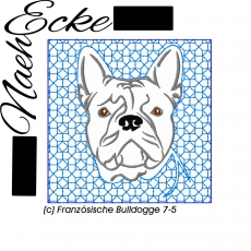 Stickdatei Französische Bulldogge Nr. 7-5 10x10