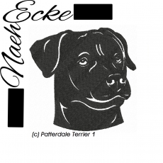 Stickdatei Patterdale Terrier 13x18