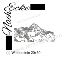 Stickdatei Widderstein 20x30