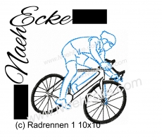 Stickdatei Radrennen 1 10x10