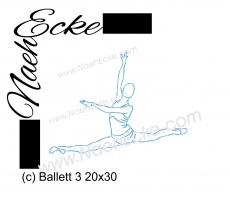 Stickdatei Ballett 3 20x30