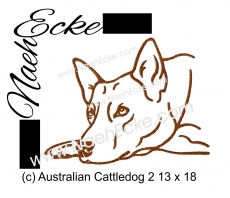 Stickdatei Australian Cattledog 2 13x18