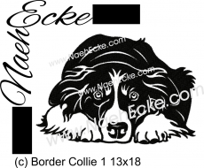 Stickdatei Border Collie Nr. 01 13x18