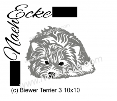 Stickdatei Biewer Terrier Nr. 3 10x10