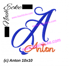 Stickdatei Anton 10x10