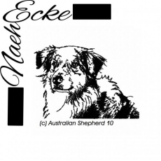 Stickdatei Australian Shepherd 10 13x18