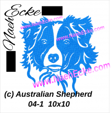 Stickdatei Australian Shepherd 04-1 10x10