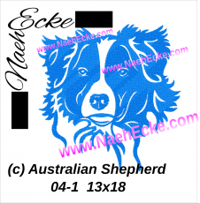 Stickdatei Australian Shepherd 04-1 13x18