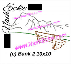 Stickdatei Bank 2 10x10