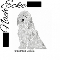 Stickdatei Bearded Collie 5 10x10