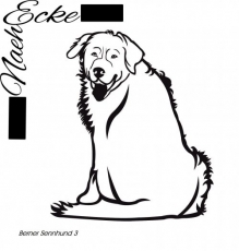 PLOTTERDatei Berner Sennenhund Nr. 3 SVG / EPS