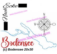 Stickdatei Bodensee 20x30 / 20x36